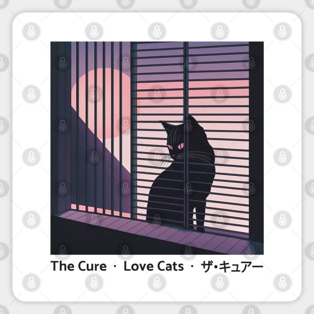 ザ・キュアー The Cure .. Love Cats Sticker by unknown_pleasures